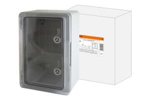 Бокс пластиковый ЩМП-0-5, прозр., крышка ABS, IP65, -45 до +75 С, навесной, (500x400x240) TDM