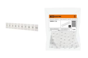 Маркировка цифровая (1-10) для клемм ЗНН-1,5мм2 (Ph-C ZB 4) TDM