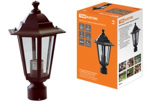 Светильник 6060-13 садово-парковый шестигранник, 60Вт, на опору, бронза