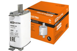 Плавкая вставка предохранителя ППНН-33, габарит 00C,  25А TDM