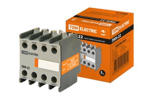 Приставка контактная ПКН-22 (доп. контакты 2з+2р) TDM