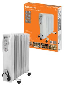 Масляный обогреватель МО-11, 2500 Вт, 11 секций, регул. мощн. (850/1650/2500 Вт), термостат, TDM