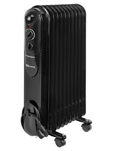 Масляный обогреватель МО-11К, чёрный, 2500 Вт, 11 сек, рег. мощ. (1000/1500/2500 Вт), термостат, TDM