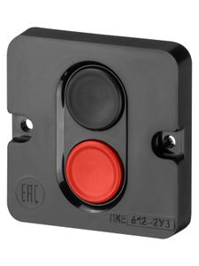 Пост кнопочный ПКЕ 612 У2, красная и черная кнопки, IP40 TDM