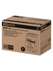 Автоматический выключатель ВА87-33 3Р 12,5А 18кА TDM