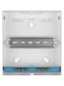 Щит ЩРН-П-8 модулей, навесной, пластик, белый, дымчатая дверца, IP41 TDM
