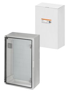 Бокс пластиковый ЩМП-0-7, прозр., крышка ABS, IP65, -45 до +75 С, навесной, (600x400x200) TDM