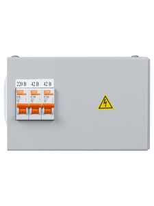 Ящик с трансформатором понижающим ЯТП-0,25 220/42-3 авт. IP31 TDM