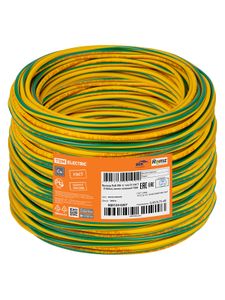 Провод ПуВ (ПВ-1) 1х0,75 ГОСТ (1000м), желто-зеленый TDM