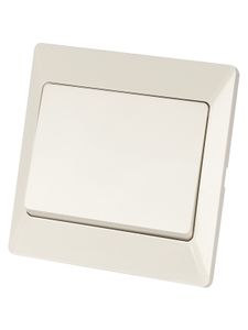 Выключатель 1 кл. 10А сл. кость "Ильмень"   TDM