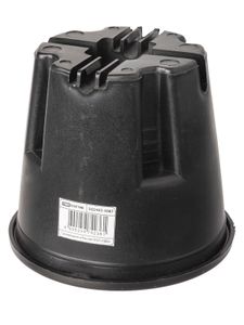 Держатель для плоской кровли крестовой фиксатор для прута Ø8-10 мм, без бетона, ПП (упак. 1 шт.) TDM