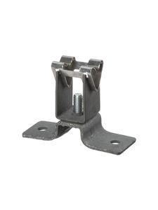 Держатель для гориз. и верт. поверхностей, стальной фиксатор для прута Ø8 мм, высота 45 мм, гор. цинк. (упак. 1 шт.) TDM