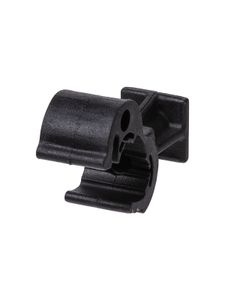 Держатель для гориз. и верт. поверхностей, полимерный фиксатор с защелкой для прута Ø8-10 мм, высота 25 мм, гор. цинк. (упак. 1 шт.) TDM