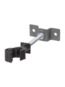 Держатель для гориз. и верт. поверхностей, полимерный фиксатор с защелкой для прута Ø8-10 мм, высота со шпилькой 100 мм, гор. цинк. (упак. 1 шт.) TDM