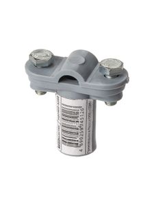 Держатель для гориз. и верт. поверхностей полимерный 2-х болтовой высота 45 мм, для прута Ø6-10 мм (упак. 1 шт.) TDM