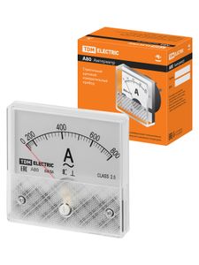 Амперметр А80Н 800А/5А-2,5, трансформаторного включения, (без поверки), TDM