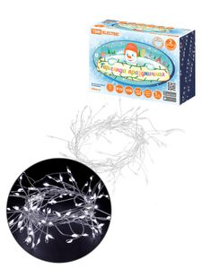 Гирлянда светодиодная "Самоцветы" 100LED, 2 м, 6000 K, USB, IP20, TDM