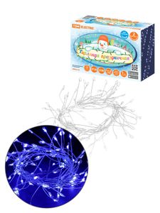 Гирлянда светодиодная "Самоцветы" 100LED, 2 м, синий, USB, IP20, TDM