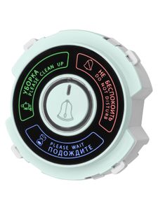 Выключатель "Не беспокоить"/"Уборка" 16А 250В фисташковый, "Байкал" TDM