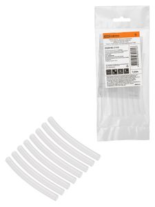 Набор трубок термоусаживаемых, не поддерживающих горение, клеевых, длиной 10 см ТТк(3:1) "Моноцвет, прозрачный 6,4/2,0 TDM"