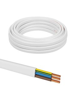 Провод ПГВВП 3х1,5 ГОСТ (5м), белый TDM