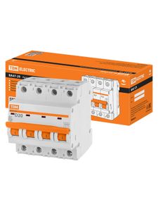 Авт. выкл.ВА47-29 4Р 20А 4,5кА х-ка D TDM