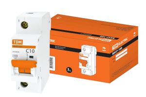 Авт. выкл. ВА47-100 1Р 10А 10кА  х-ка С TDM