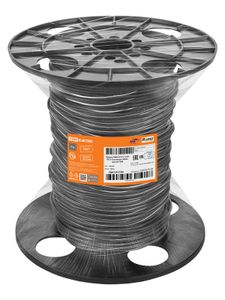Провод ПуВнг(А)-LS 1х4,0 ГОСТ на катушке (450м), черный TDM