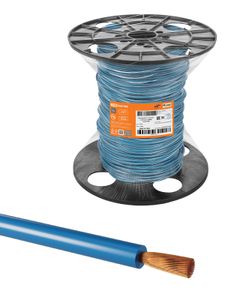 Провод ПуГВ 1х1,0 ГОСТ на катушке (400м), синий TDM