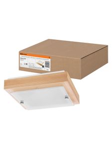 Светильник НПБ 02-2х40-111 УХЛ4 "Киото-1" сосна 2х40 Вт IP20 (270х270х75) TDM