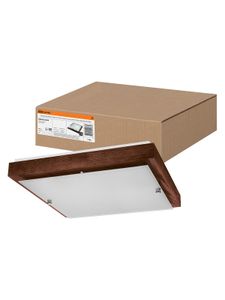 Светильник НПБ 02-3х40-121 УХЛ4 "Киото-2" венге 3х40 Вт IP20 (435х435х75) TDM