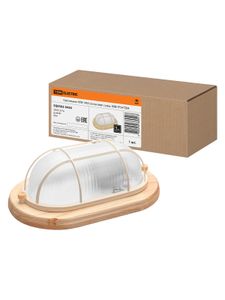 Светильник НПБ1402 сосна овал с реш. 60Вт IP54 TDM