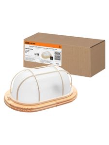 Светильник НПБ1202 сосна овал с реш. 100Вт IP54 TDM