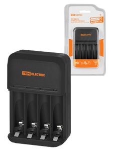 Зарядное устройство 8042 (800 mA 4 слота АА/ААА 2 кан.), 220 В, TDM