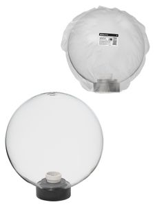 Светильник НТУ 03- 60-251 шар d=250 мм IP54 (прозрачный ПММА, основание плоское ПК, Е27) TDM