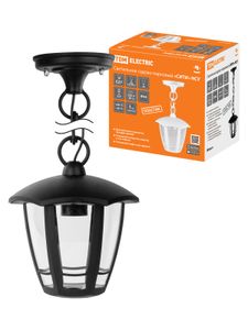 Светильник садово-парковый "СИТИ" НСУ 07-60-002 У1 6-ти гранник подвесной черный TDM