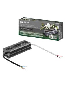 Блок питания 60Вт-12В-IP67 для светодиодных лент и модулей DC 12В, металл TDM