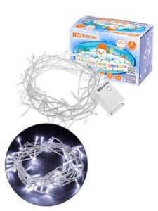 Гирлянда светодиодная СГ50Б5, белая, 5м, 8 режимов, 250 В, TDM