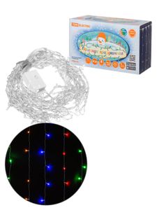 Гирлянда светодиодная "Занавес" 1,5х1,5 м, 168LED, многоцветн., 8 режимов, 250 В, IP20, TDM