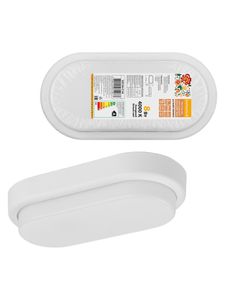 Светодиодный светильник LED ДПП 3801 8Вт 4000К IP65 белый овал 155*78*57 мм Народный