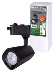 Светильник трековый однофазный LED TRL-02-025-NB 25 Вт, 24°, 4000 К, 90 Ra, черный, TDM
