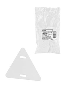 Бирка кабельная У-136 (треугольник 62х62х62 мм) (100 шт) TDM