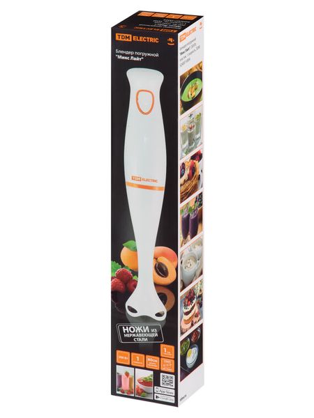 Блендер погружной "Микс Лайт", 200 Вт, пластик, 1 скорость, TDM