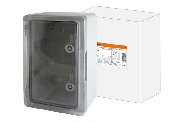 Бокс пластиковый ЩМП-0-5, прозр., крышка ABS, IP65, -45 до +75 С, навесной, (500x400x240) TDM