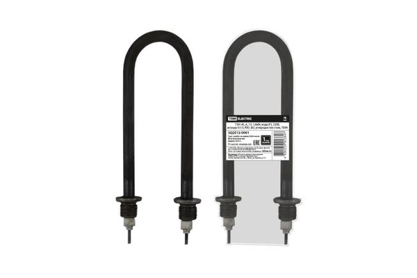 ТЭН-45, А, 13, 1,6кВт, вода (Р), 220В, штуцер G1/2, R30, Ф2, углеродистая сталь, TDM