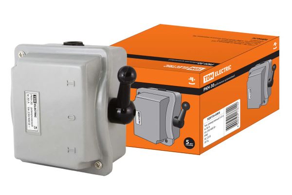 Рубильник РКН-30  ( | - 0 - | ) 30А  реверсивный TDM