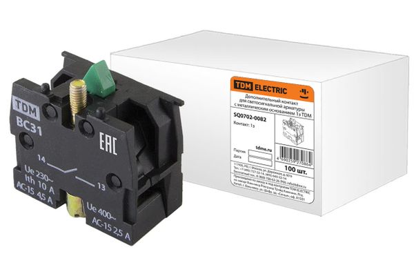 Дополнительный контакт SB2-ДК10 1НО TDM