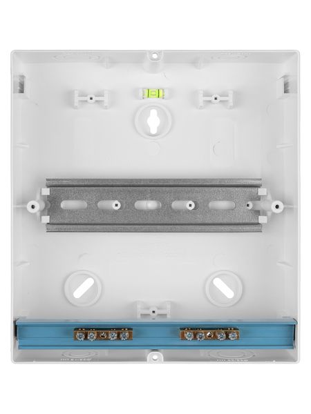 Щит ЩРН-П-8 модулей, навесной, пластик, белый, дымчатая дверца, IP41 TDM