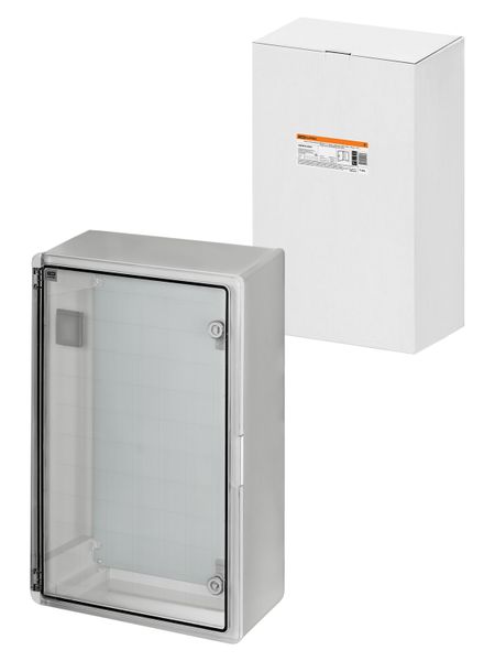 Бокс пластиковый ЩМП-0-7, прозр., крышка ABS, IP65, -45 до +75 С, навесной, (600x400x200) TDM