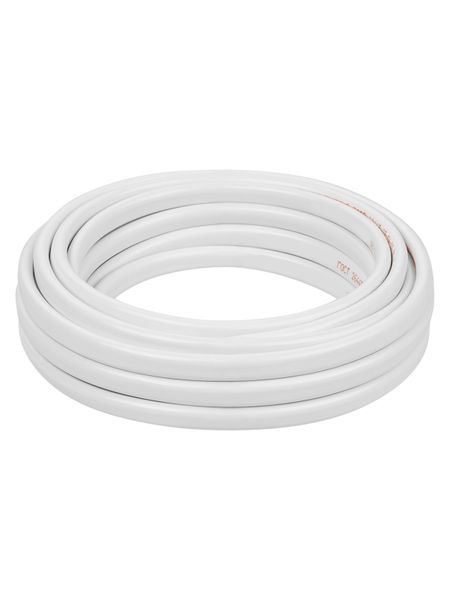 Шнур ШВВП 2х0,5 ГОСТ (5м), белый TDM